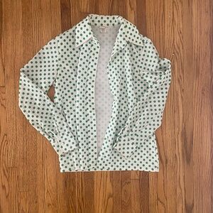 Vintage Polka-Dot Shirt